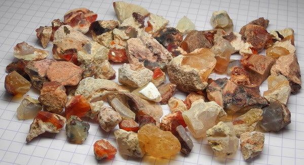 Fire Opal - 438.5ct - Hand Select Gem Rough - prettyrock.com