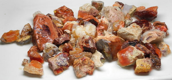 Fire Opal - 527ct - Hand Select Gem Rough - prettyrock.com