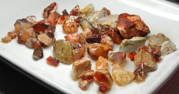 Fire Opal - 318ct - Hand Select Gem Rough - prettyrock.com