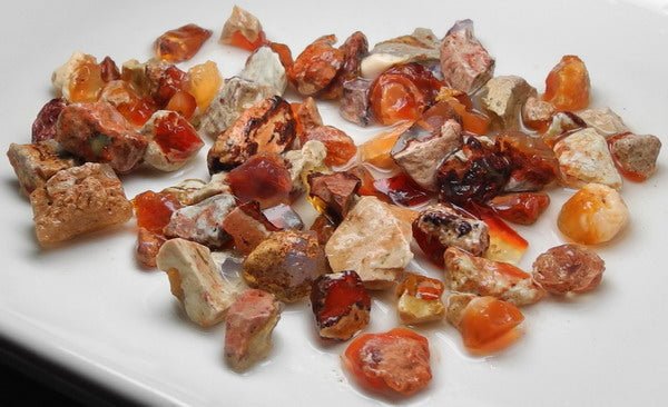 Fire Opal - 262.5ct - Hand Select Gem Rough - prettyrock.com