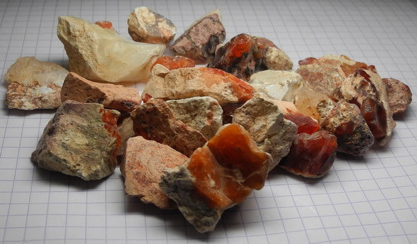 Fire Opal - 558ct - Hand Select Gem Rough - prettyrock.com