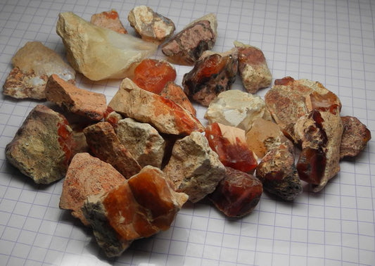 Fire Opal - 558ct - Hand Select Gem Rough - prettyrock.com