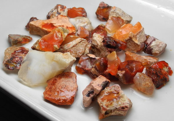Fire Opal - 558ct - Hand Select Gem Rough - prettyrock.com