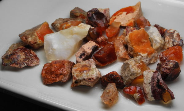 Fire Opal - 558ct - Hand Select Gem Rough - prettyrock.com