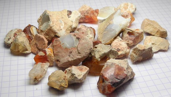 Fire Opal - 468.5ct - Hand Select Gem Rough - prettyrock.com