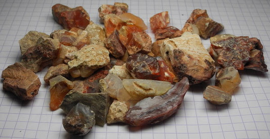 Fire Opal - 488.5ct - Hand Select Gem Rough - prettyrock.com