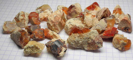 Fire Opal - 281.5ct - Hand Select Gem Rough - prettyrock.com