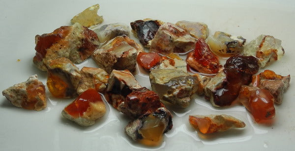 Fire Opal - 281.5ct - Hand Select Gem Rough - prettyrock.com