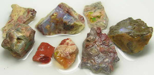 Fire Opal - 87.85ct - Hand Select Gem Rough - prettyrock.com