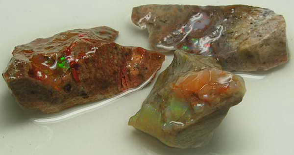 Fire Opal - 89.3ct - Hand Select Gem Rough - prettyrock.com