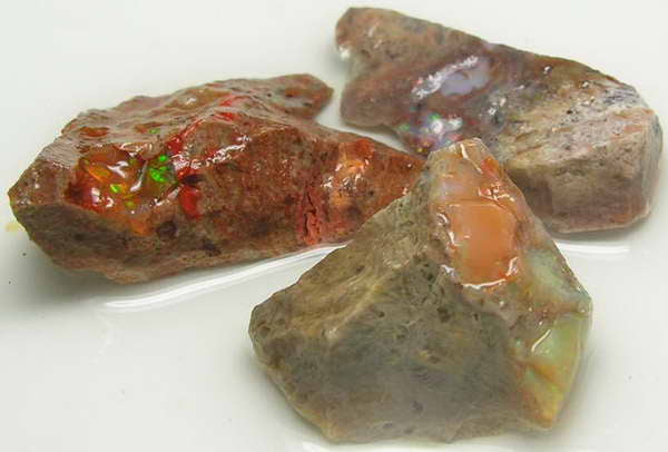 Fire Opal - 89.3ct - Hand Select Gem Rough - prettyrock.com
