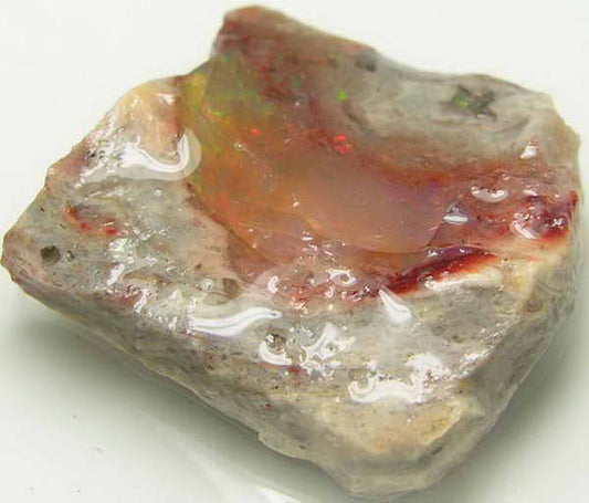 Fire Opal - 50.8ct - Hand Select Gem Rough - prettyrock.com