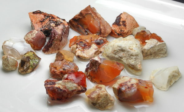 Fire Opal - 411.2ct - Hand Select Gem Rough - prettyrock.com