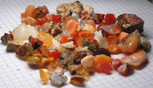 Fire Opal - 439.5ct - Hand Select Gem Rough - prettyrock.com