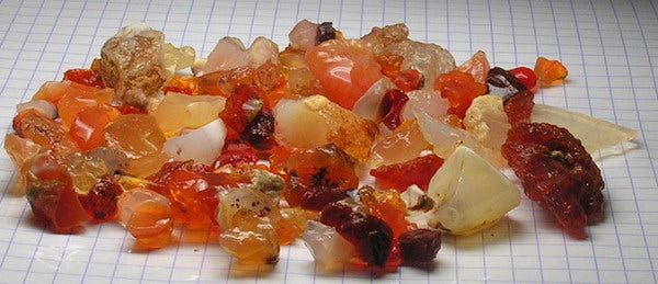 Fire Opal - 297ct - Hand Select Gem Rough - prettyrock.com