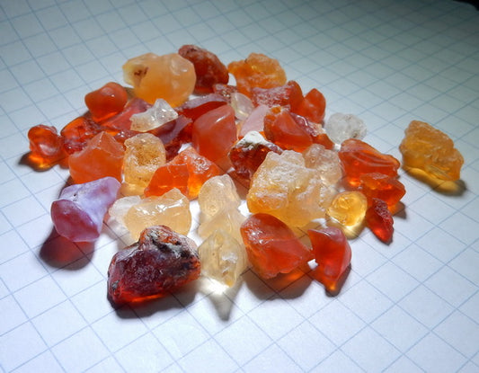 Fire Opal - 119ct - Hand Select Gem Rough - prettyrock.com