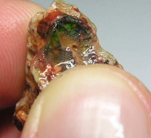 Fire Opal - 20.56ct - Hand Select Gem Rough - prettyrock.com