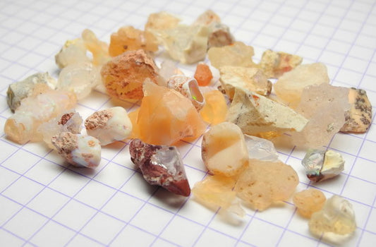 Fire Opal - 57.13ct - Hand Select Gem Rough - prettyrock.com