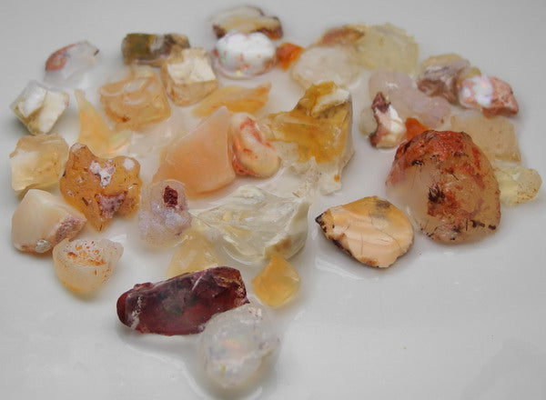 Fire Opal - 57.13ct - Hand Select Gem Rough - prettyrock.com