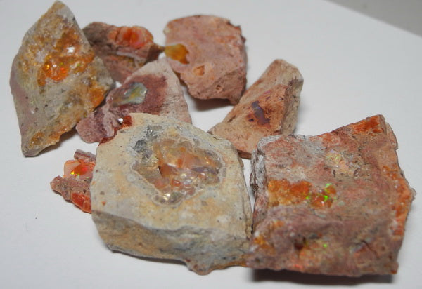 Fire Opal - 153.5ct - Hand Select Gem Rough - prettyrock.com