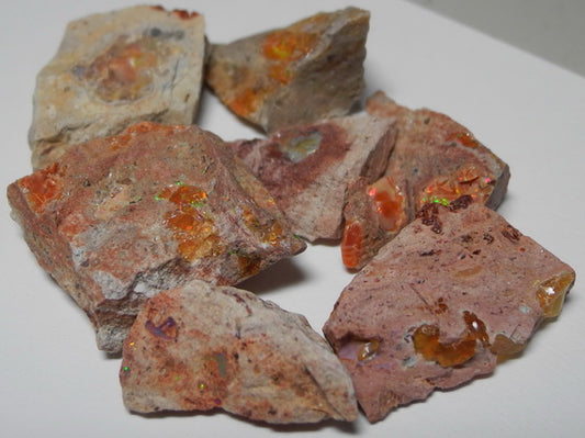 Fire Opal - 153.5ct - Hand Select Gem Rough - prettyrock.com