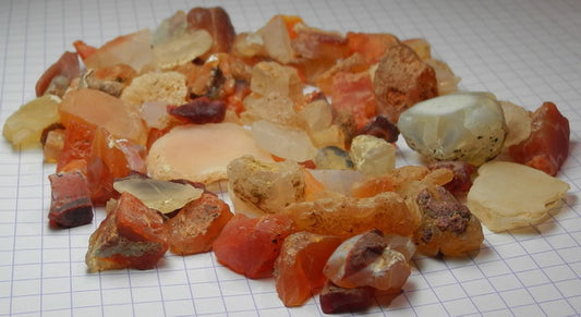 Fire Opal - 450ct - Hand Select Gem Rough - prettyrock.com