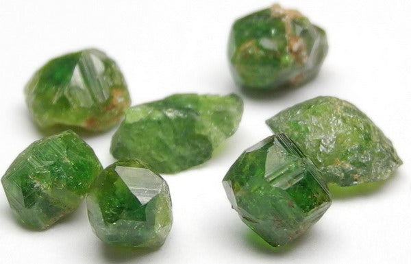 green garnet - 5.26ct - Hand Select Gem Rough - prettyrock.com