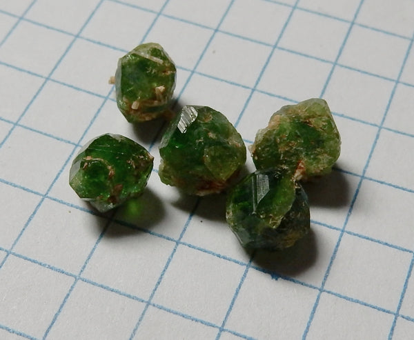 Green Garnet - 7.58ct - Hand Select Gem Rough - prettyrock.com