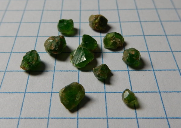 Green Garnet - 6.76ct - Hand Select Gem Rough - prettyrock.com