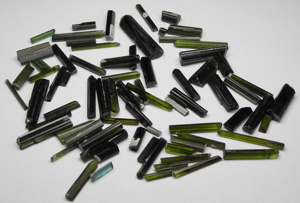 Green Tourmaline - 51.3ct - Hand Select Gem Rough - prettyrock.com