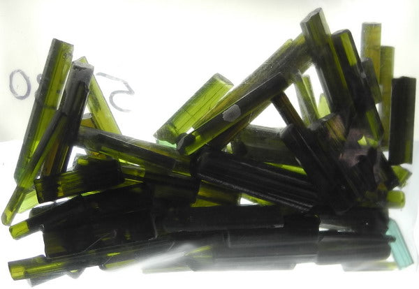 Green Tourmaline - 51.3ct - Hand Select Gem Rough - prettyrock.com