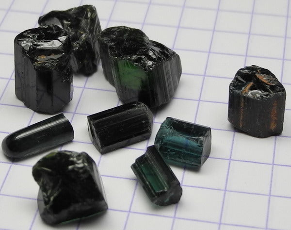 Green Tourmaline - 24.25ct - Hand Select Gem Rough - prettyrock.com