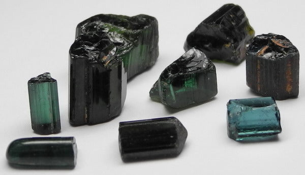 Green Tourmaline - 24.25ct - Hand Select Gem Rough - prettyrock.com