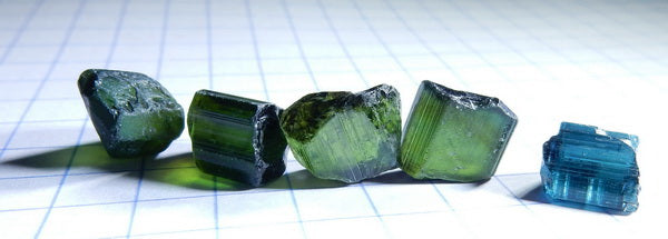 Green Tourmaline - 22.77ct - Hand Select Gem Rough - prettyrock.com