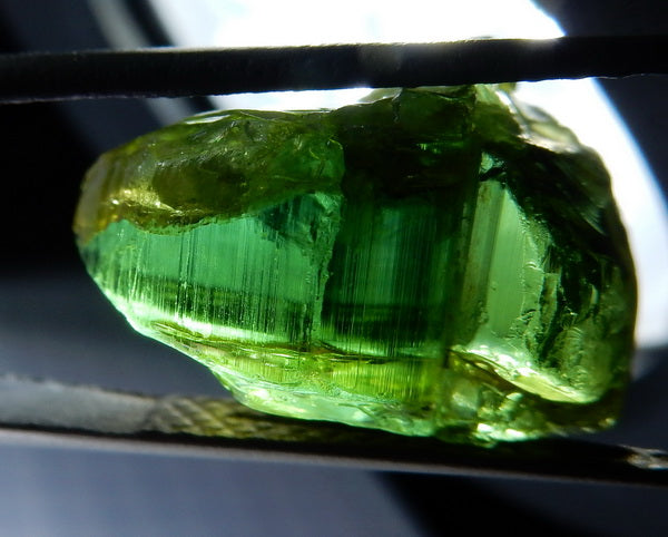 Green Tourmaline - 22.6ct - Hand Select Gem Rough - prettyrock.com