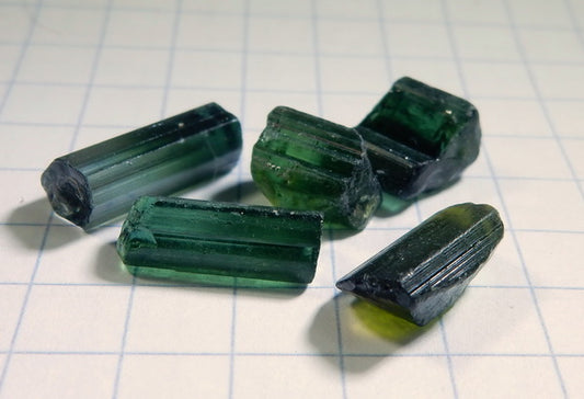 Green Tourmaline - 18.28ct - Hand Select Gem Rough - prettyrock.com