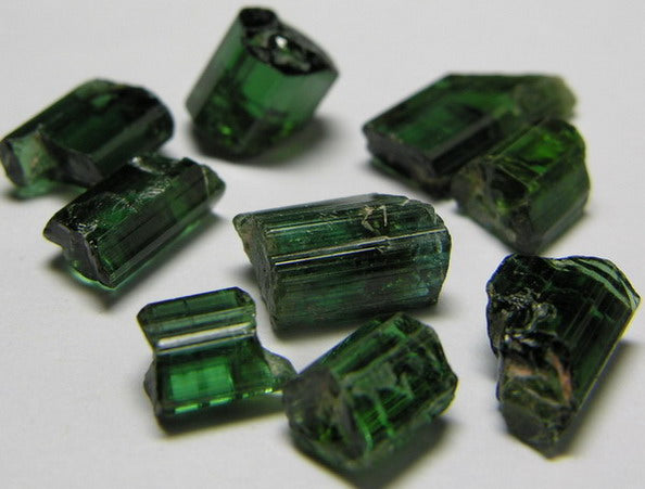 Green Tourmaline - 21.73ct - Hand Select Gem Rough - prettyrock.com