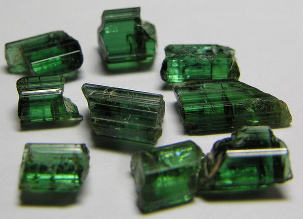 Green Tourmaline - 21.73ct - Hand Select Gem Rough - prettyrock.com