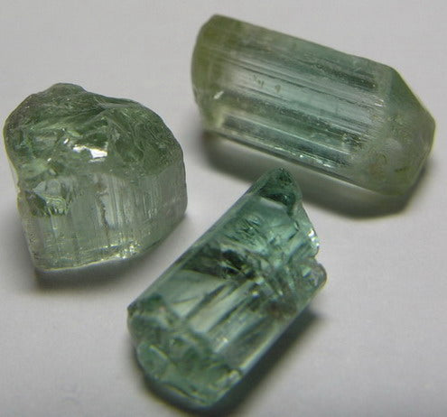 Green Tourmaline - 23.45ct - Hand Select Gem Rough - prettyrock.com