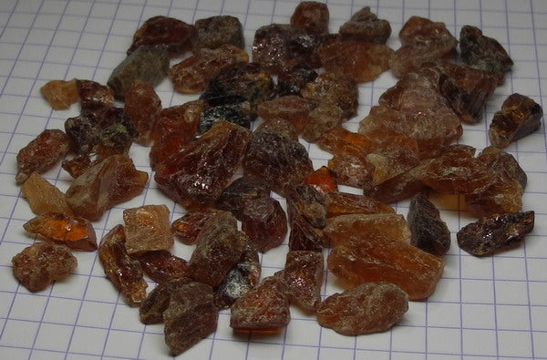 Hessonite Garnet - 243.5ct - Hand Select Gem Rough - prettyrock.com