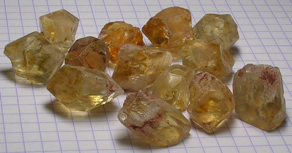 Honey Citrine Quartz - 271.5ct - Hand Select Gem Rough - prettyrock.com