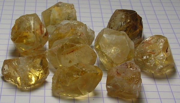 Honey Citrine Quartz - 164.5ct - Hand Select Gem Rough - prettyrock.com