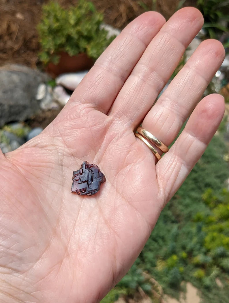 Etched Spessartite Garnet - 12.09ct - Hand Select Gem Rough - prettyrock.com