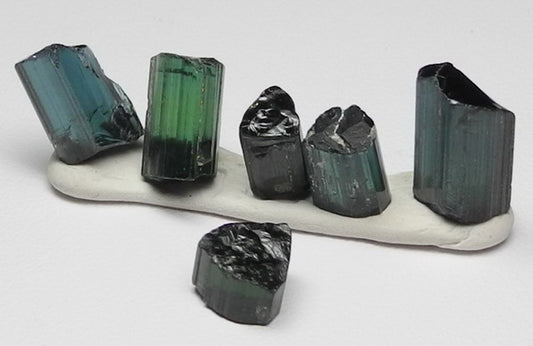 Indicolite Tourmaline - 9.74ct - Hand Select Gem Rough - prettyrock.com