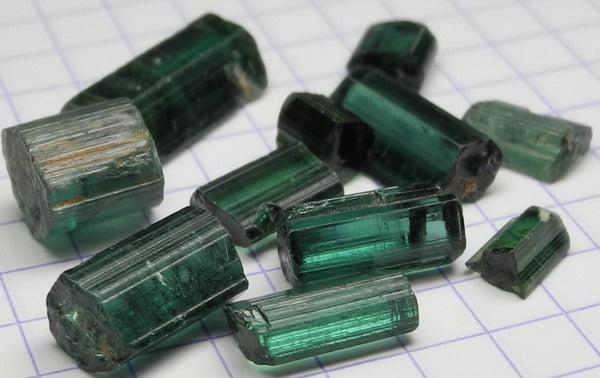 Indicolite Tourmaline - 28.4ct - Hand Select Gem Rough - prettyrock.com