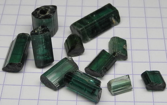 Indicolite Tourmaline - 28.4ct - Hand Select Gem Rough - prettyrock.com