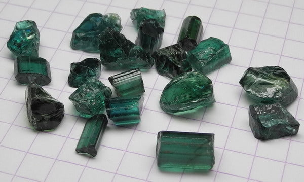 Indicolite Tourmaline - 33.69ct - Hand Select Gem Rough - prettyrock.com