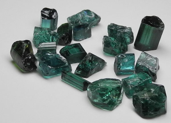 Indicolite Tourmaline - 33.69ct - Hand Select Gem Rough - prettyrock.com