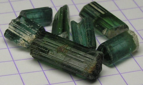 Indicolite Tourmaline - 17.7ct - Hand Select Gem Rough - prettyrock.com