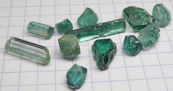 Indicolite Tourmaline - 23.1ct - Hand Select Gem Rough - prettyrock.com